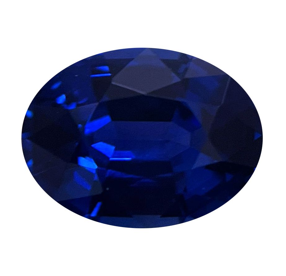 4.38 ct Oval Blue Natural Sapphire