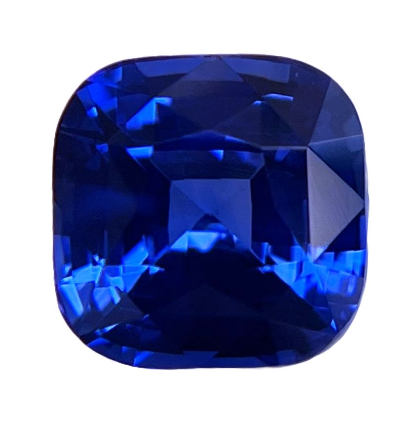3.04 ct Cushion Blue Natural Sapphire