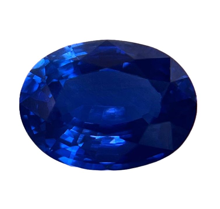 3.32 ct Oval Blue Natural Sapphire