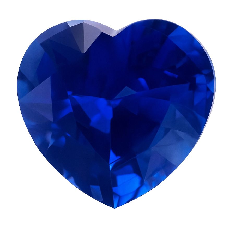 2.04 ct Heart Blue Natural Sapphire
