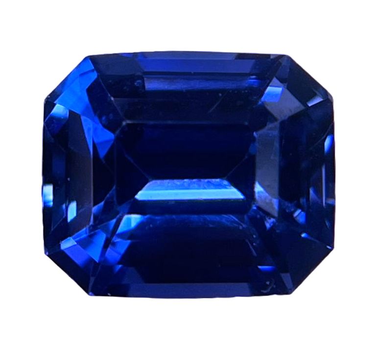 3.39 ct Emerald Blue Natural Sapphire