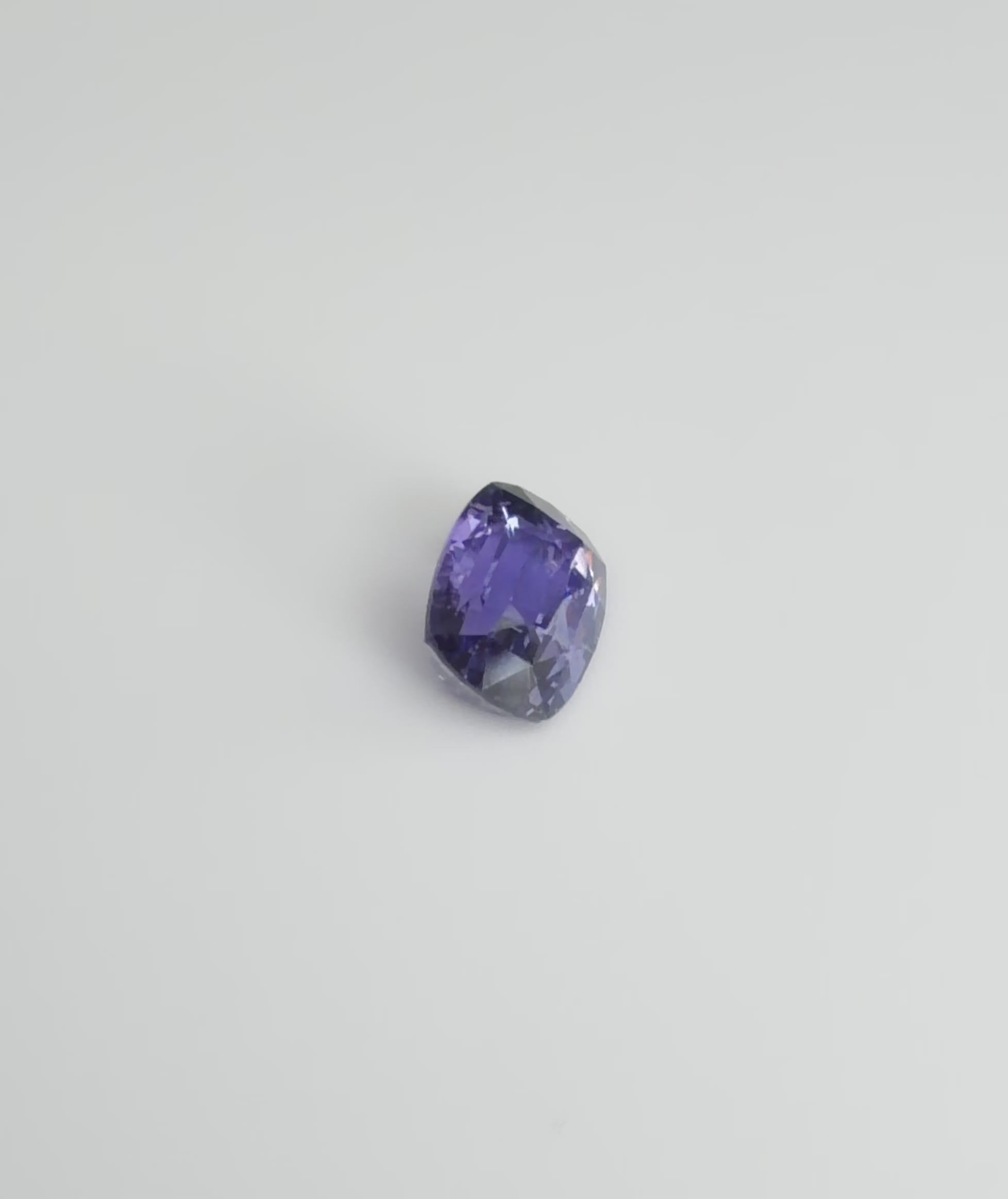 1.33 ct Cushion Purple Natural Sapphire