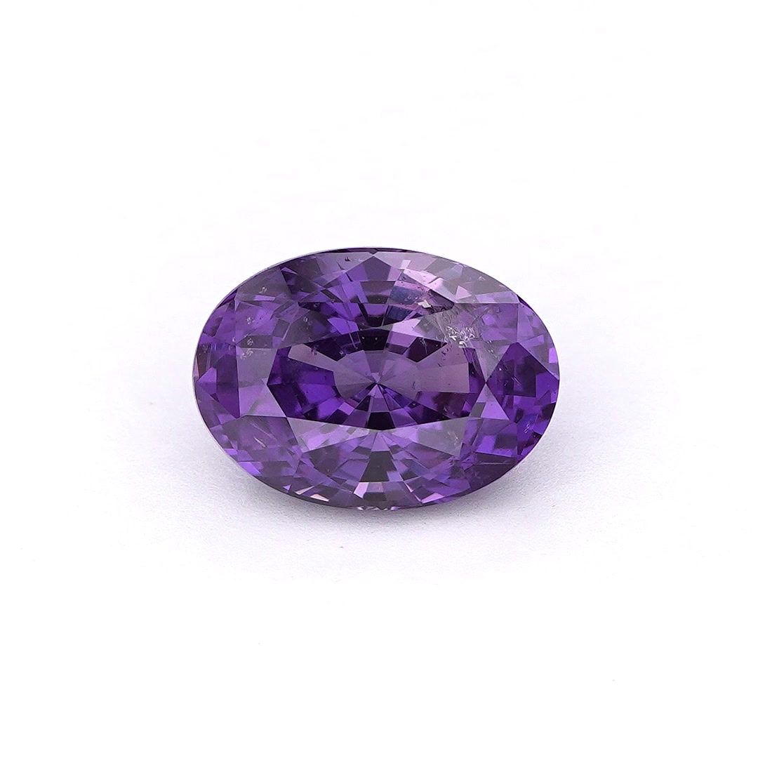 2.85 ct Oval Purple Natural Sapphire