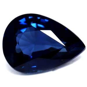 0.95 ct Pear Blue Natural Sapphire
