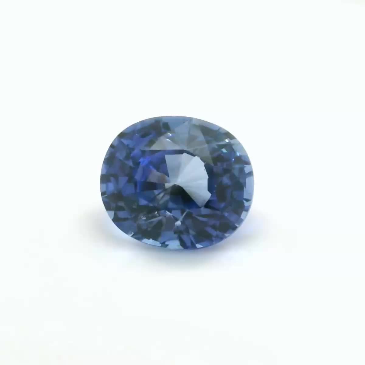 3.01 ct Oval Blue Natural Sapphire