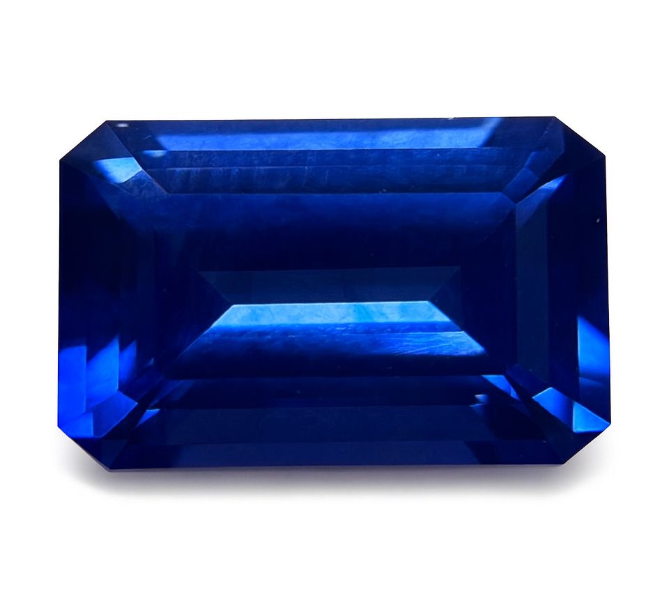 6.40 ct Emerald Blue Natural Sapphire