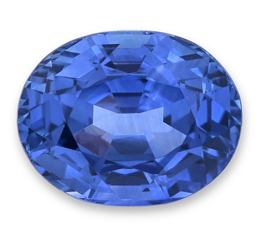 3.91 ct Oval Blue Natural Sapphire