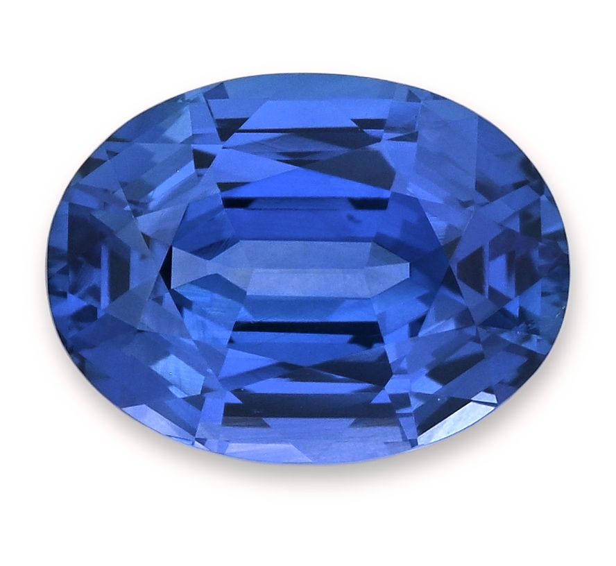 3.59 ct Oval Blue Natural Sapphire