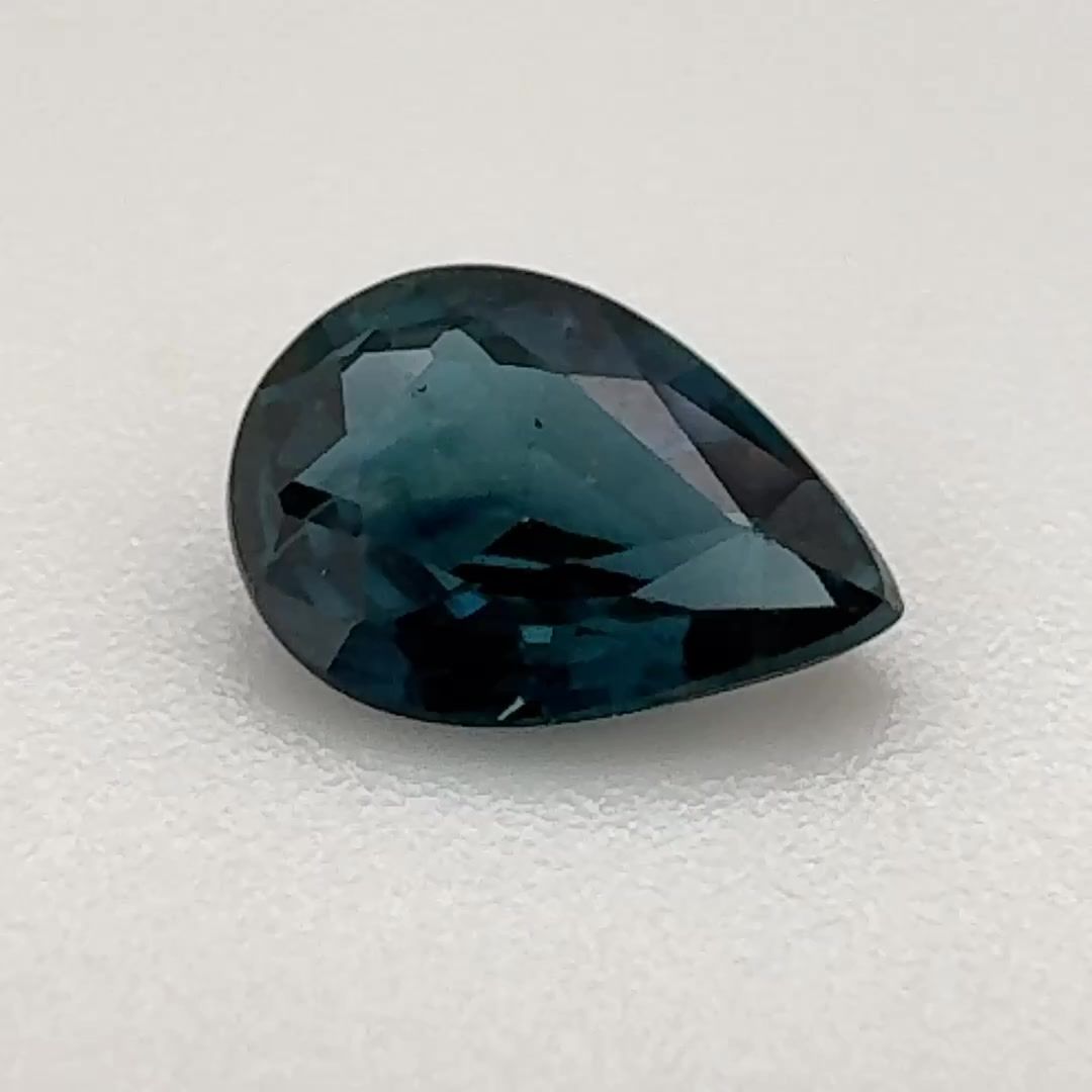 0.82 ct Pear Blue Natural Sapphire