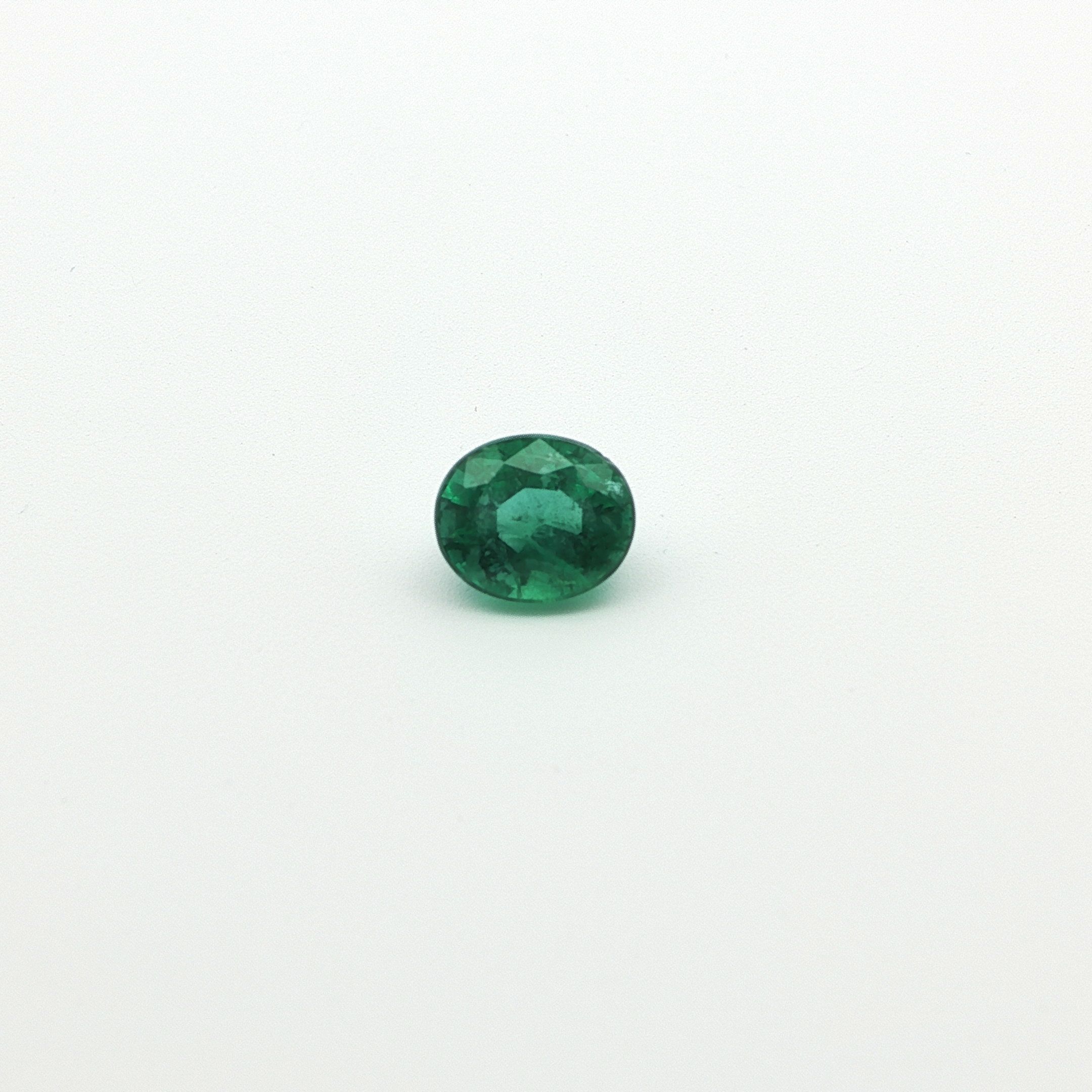 1.20 ct Oval Green Natural Emerald