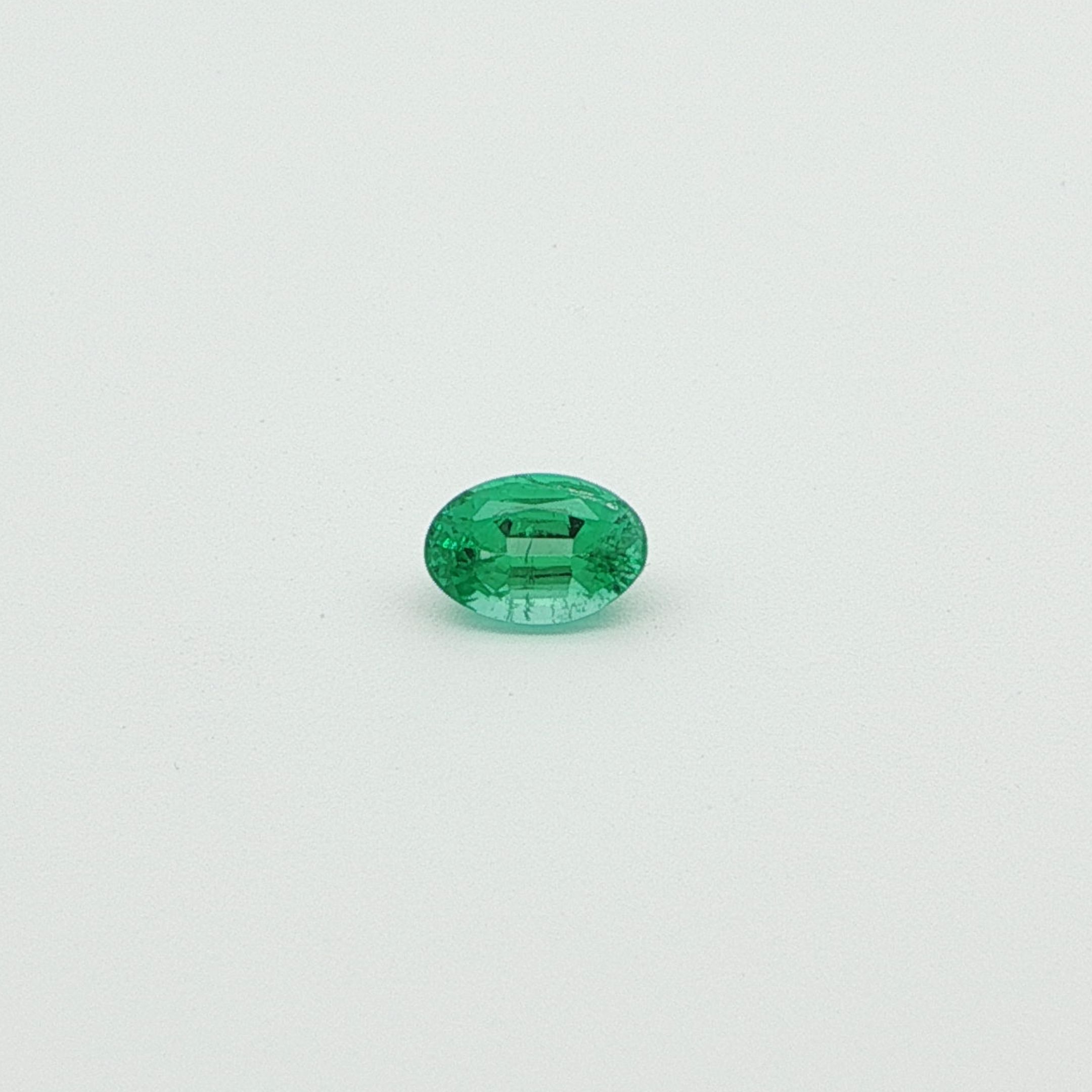 0.52 ct Oval Green Natural Emerald