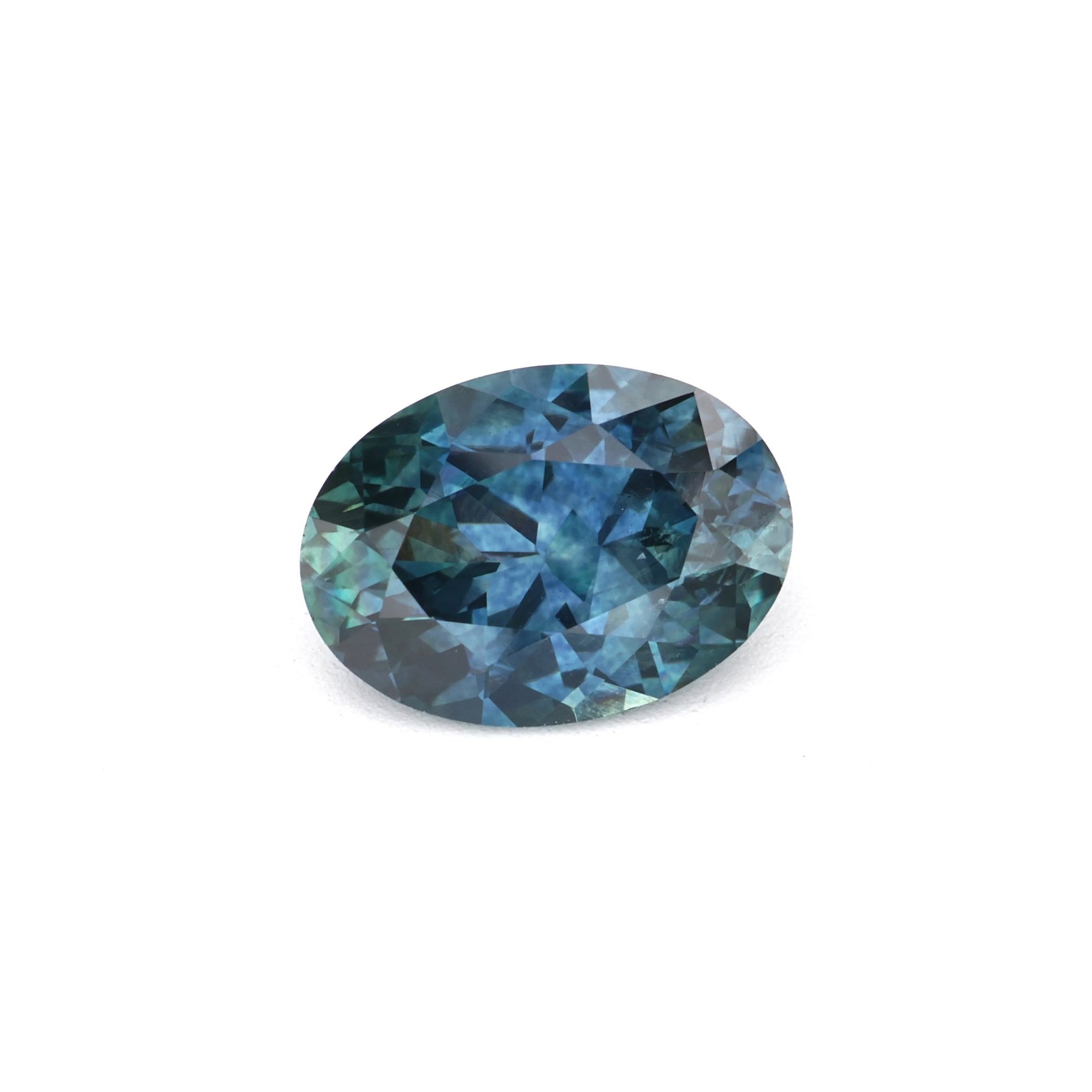 0.99 ct Oval Green Natural Sapphire