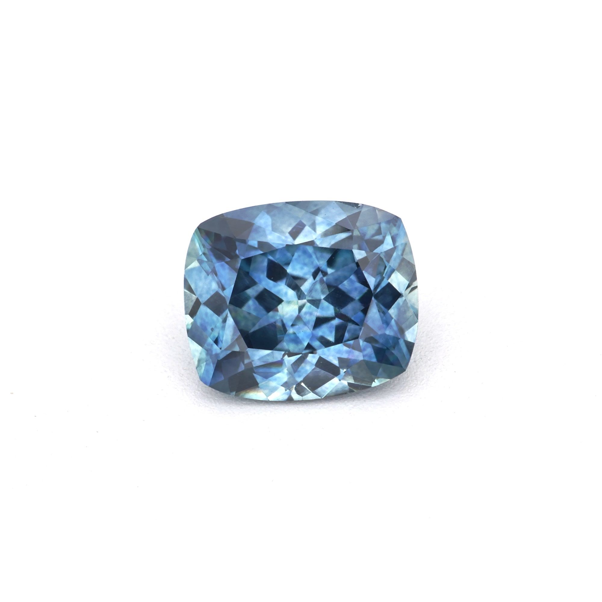 1.19 ct Cushion Green Natural Sapphire
