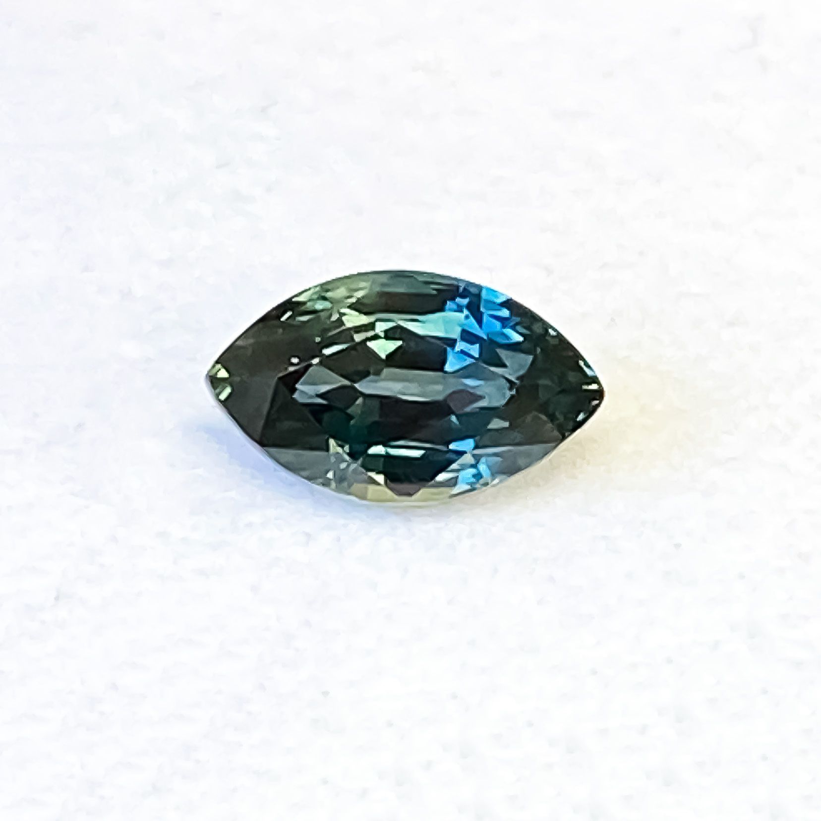 1.44 ct Marquise Green Natural Sapphire