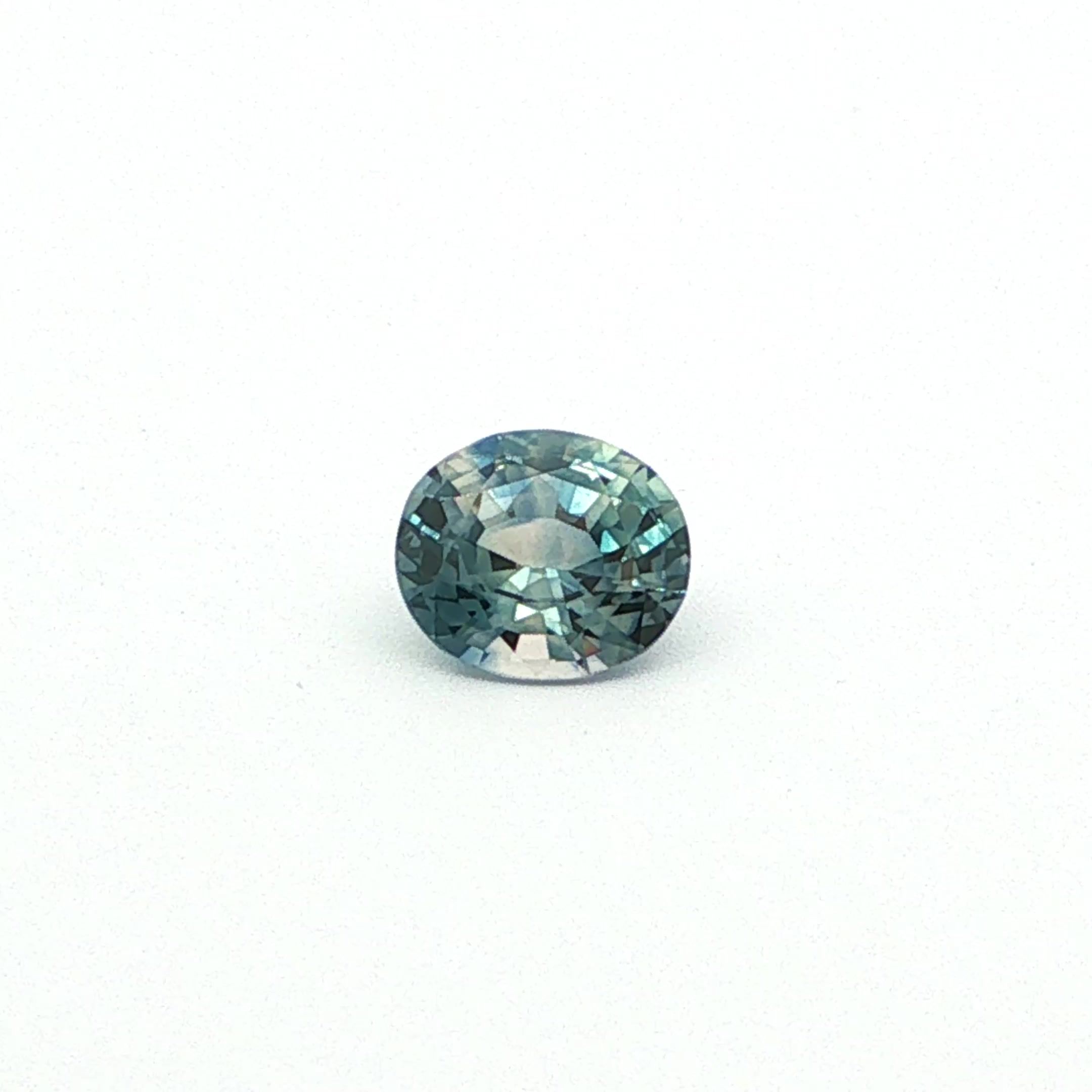 1.02 ct Oval Blue Natural Sapphire