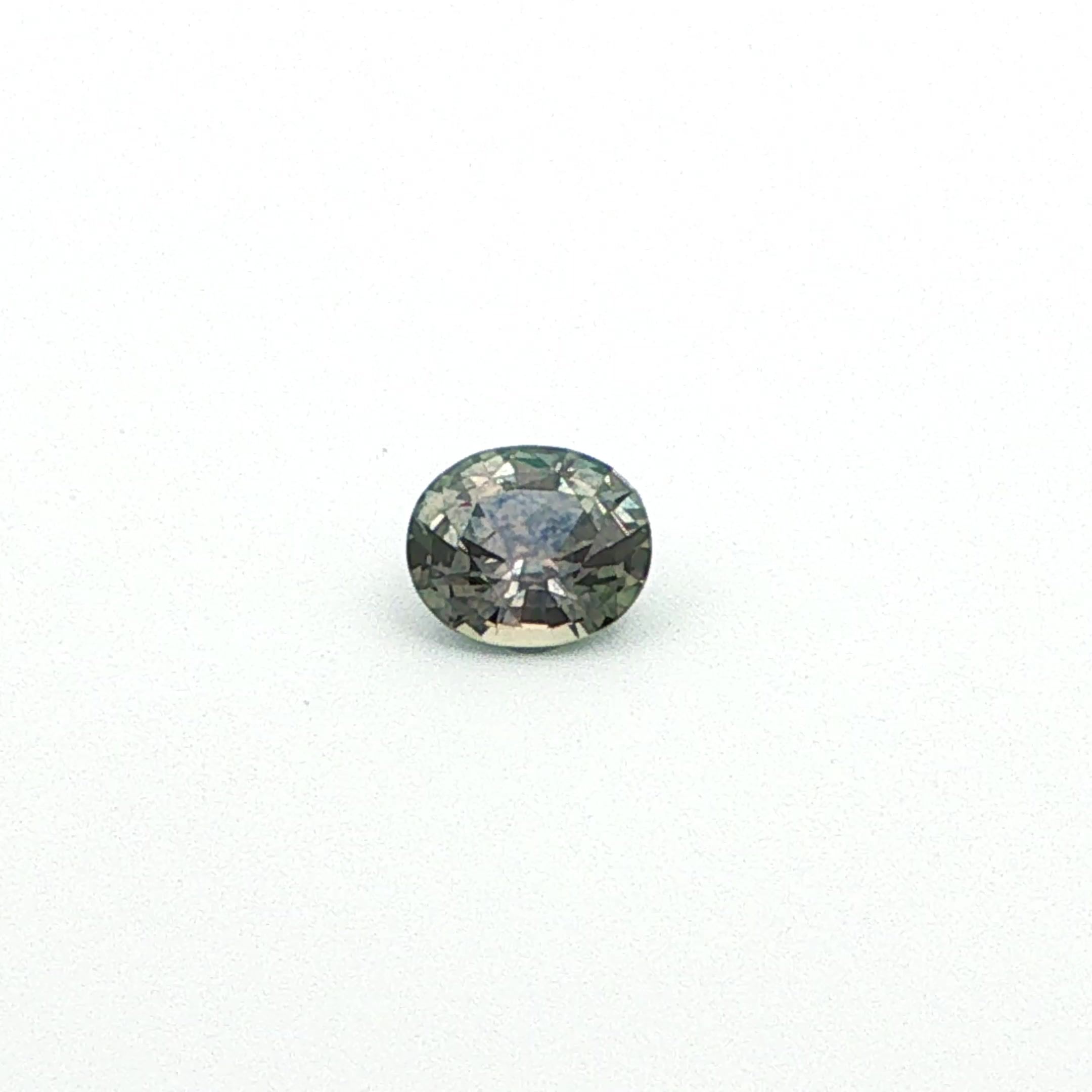 0.68 ct Oval Purple Natural Sapphire