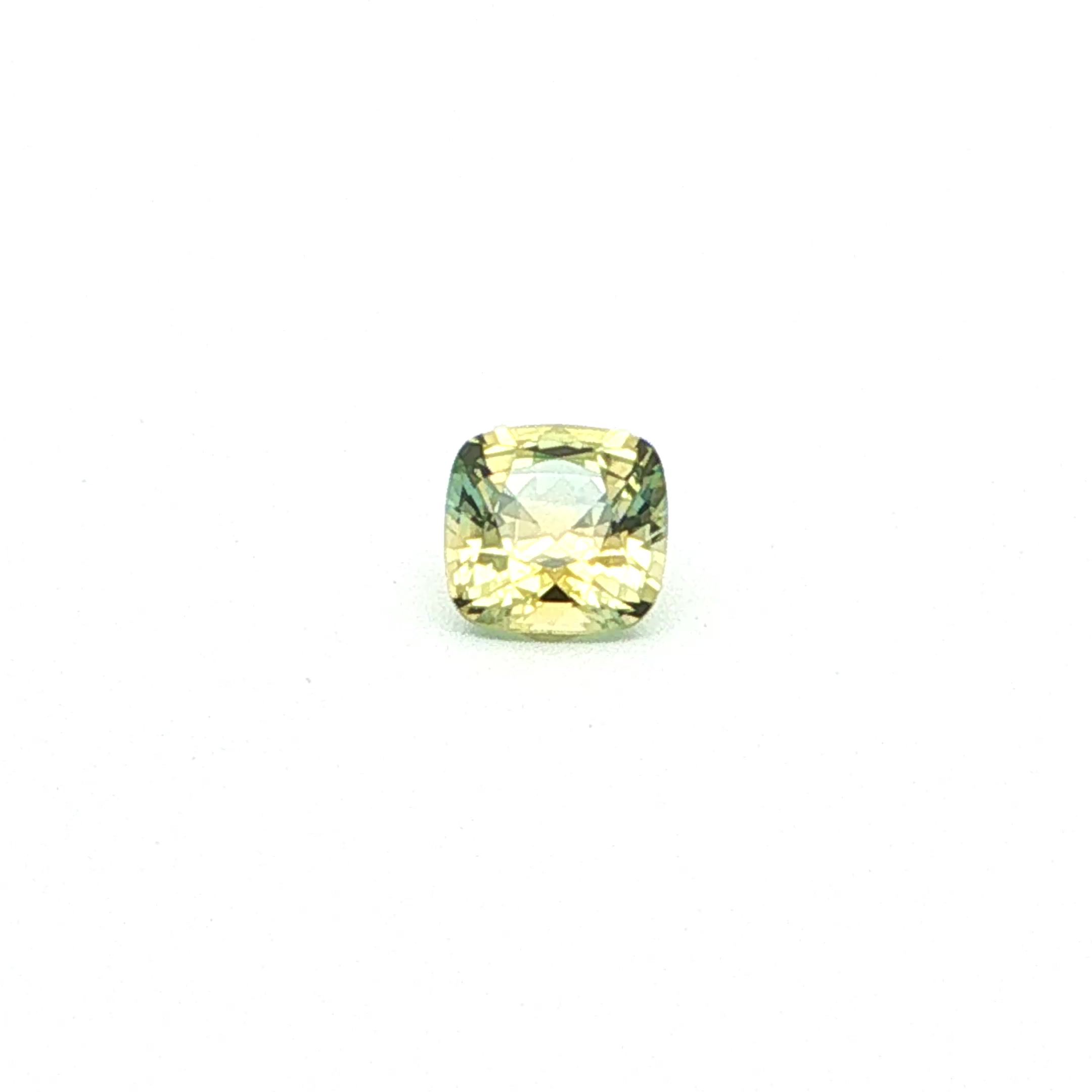 0.70 ct Cushion Yellow Natural Sapphire