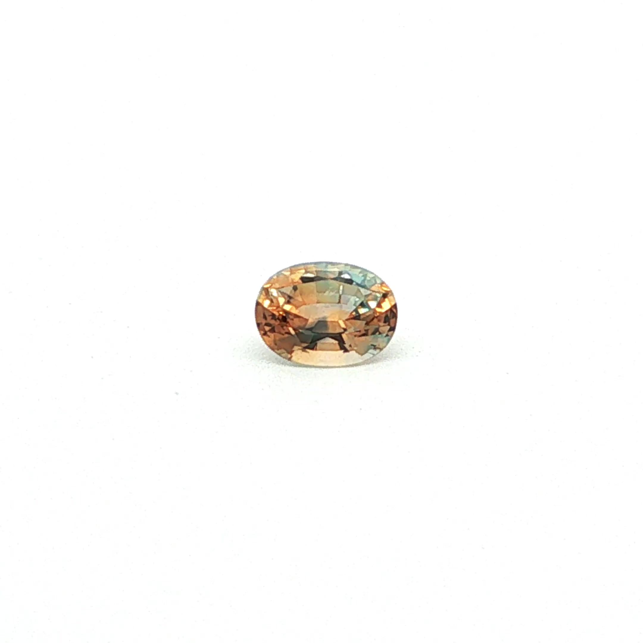 0.42 ct Oval Orange Natural Sapphire