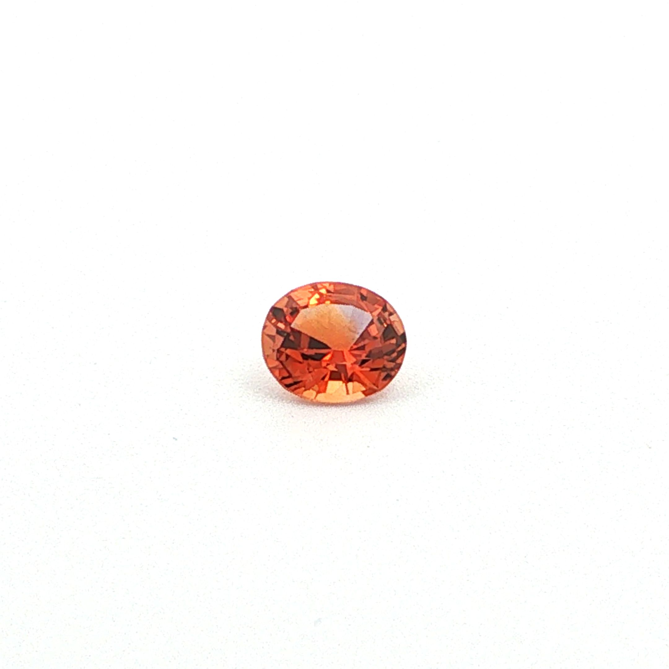 0.47 ct Oval Orange Natural Sapphire