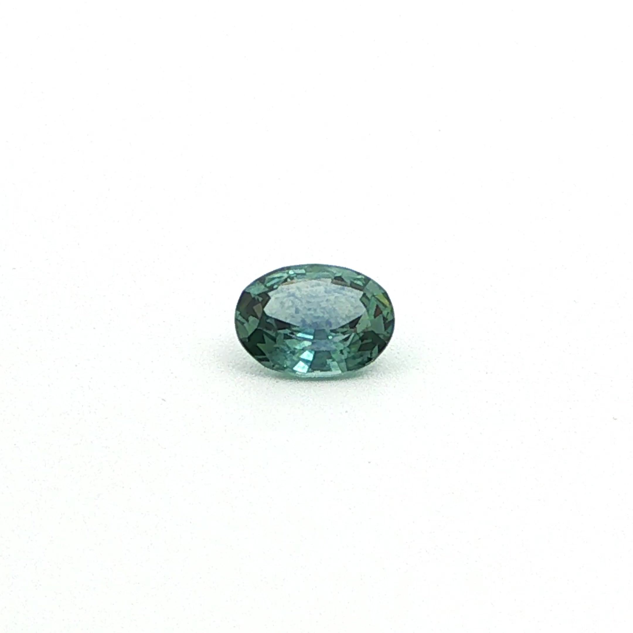 0.57 ct Oval Blue Natural Sapphire