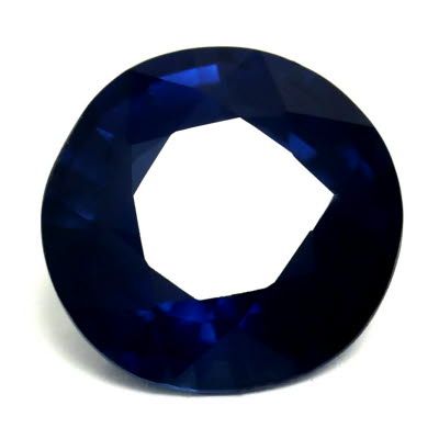 2.56 ct Round Blue Natural Sapphire