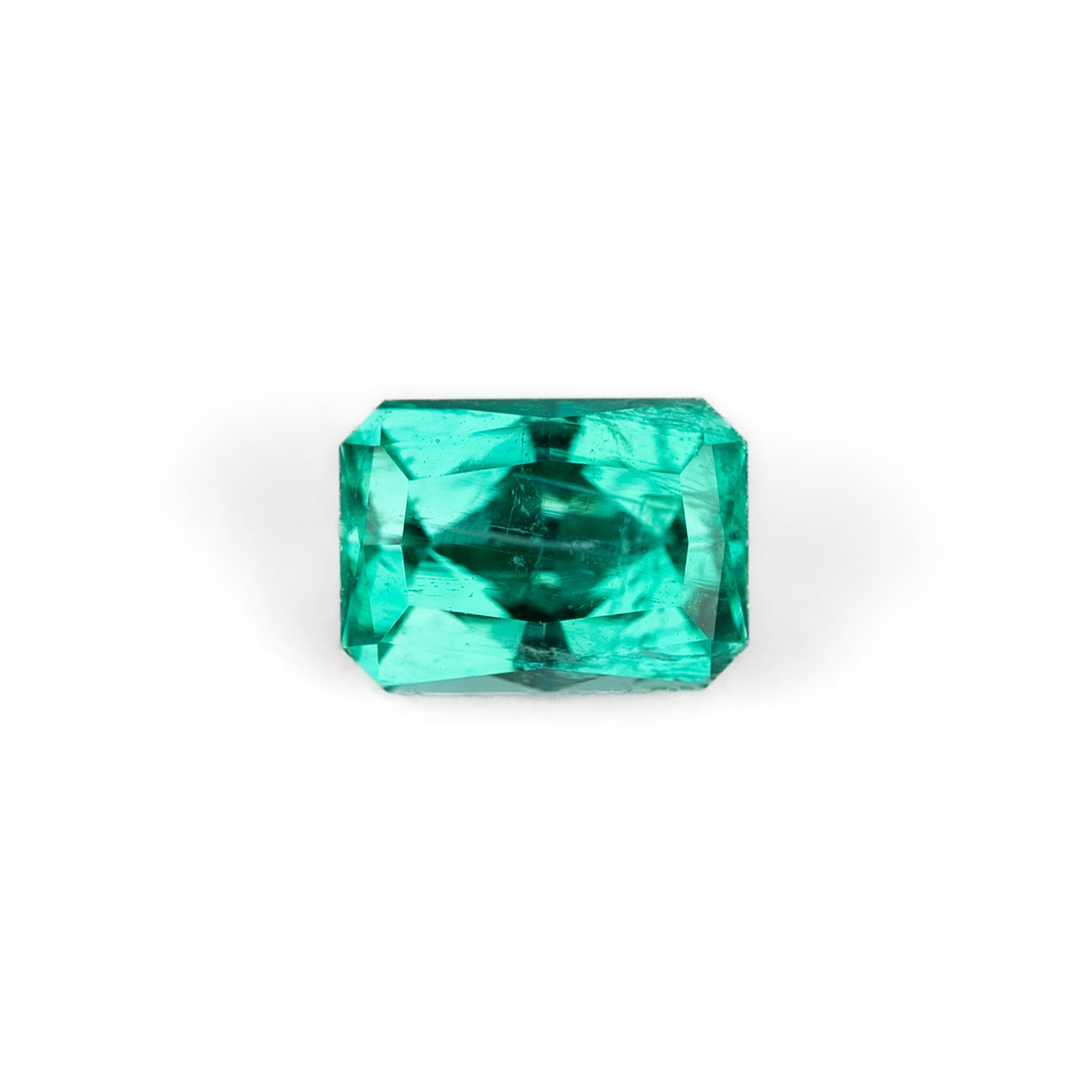 1.71 ct Radiant Green Natural Emerald