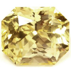 5.34 ct Emerald Yellow Natural Sapphire