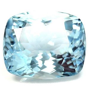 7.06 ct Cushion Blue Natural Aquamarine
