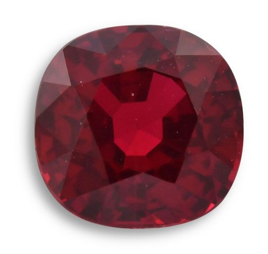 1.26 ct Cushion Red Natural Ruby