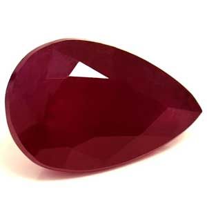 1.60 ct Pear Red Natural Ruby