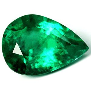 2.46 ct Pear Green Natural Emerald