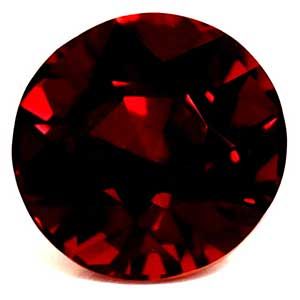 1.04 ct Round Red Natural Ruby