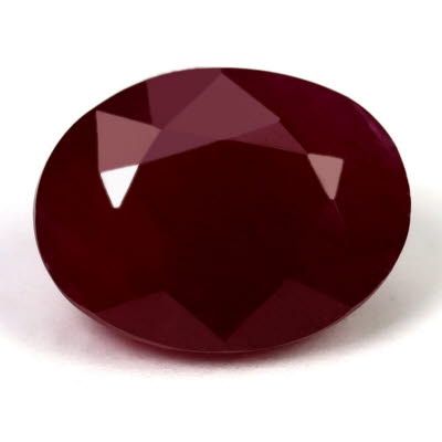 4.68 ct Oval Red Natural Ruby