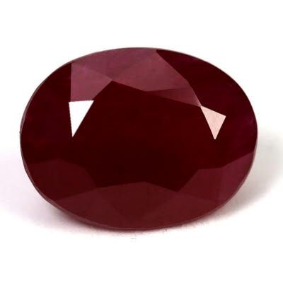 3.18 ct Oval Red Natural Ruby