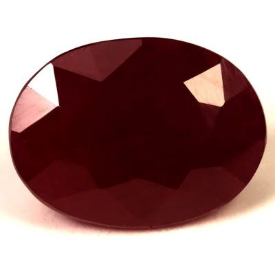 6.76 ct Oval Red Natural Ruby