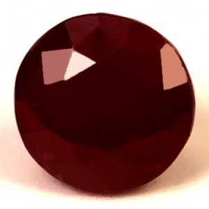 1.07 ct Round Red Natural Ruby