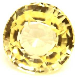 1.92 ct Round Yellow Natural Sapphire