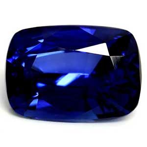4.05 ct Cushion Blue Natural Sapphire