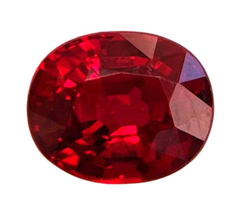 1.51 ct Oval Red Natural Ruby
