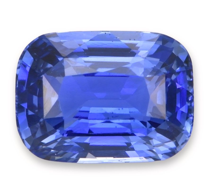3.50 ct Cushion Blue Natural Sapphire