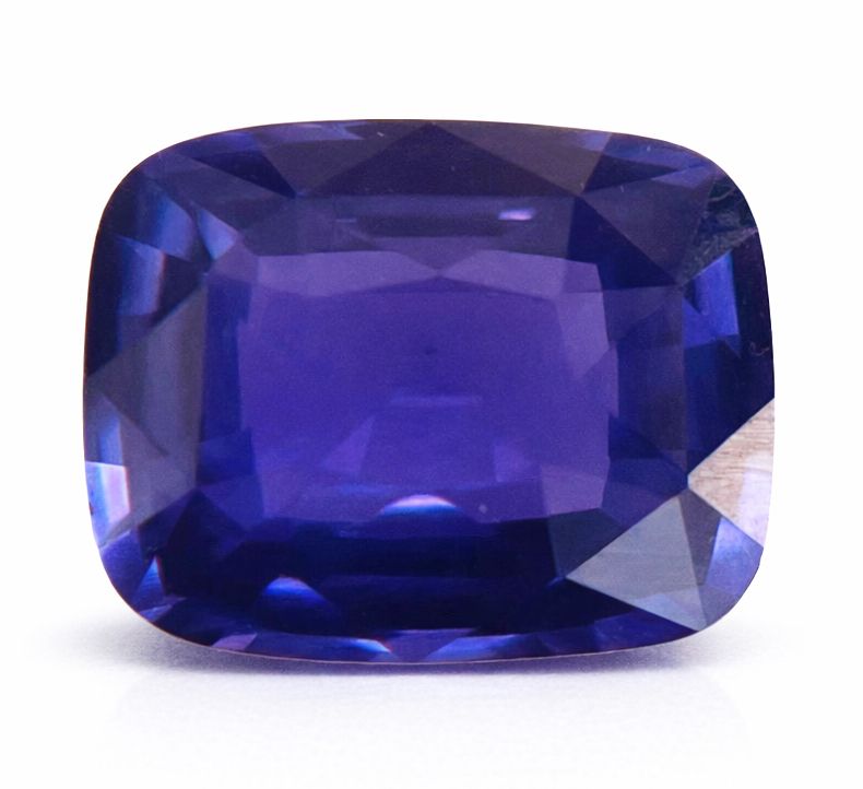 3.05 ct Cushion Purple Natural Sapphire