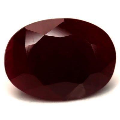 14.71 ct Oval Red Natural Ruby