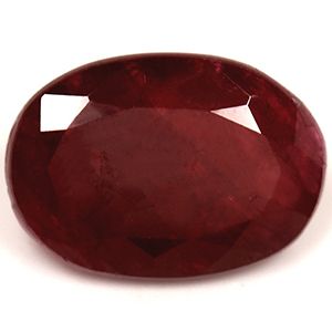 3.67 ct Oval Red Natural Ruby