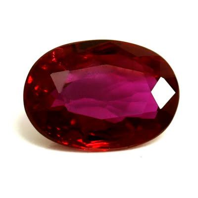 0.53 ct Oval Red Natural Ruby