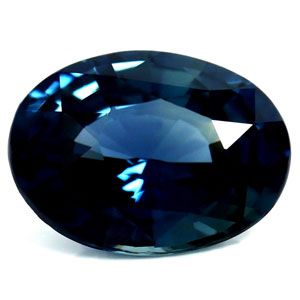 1.37 ct Oval Blue Natural Sapphire