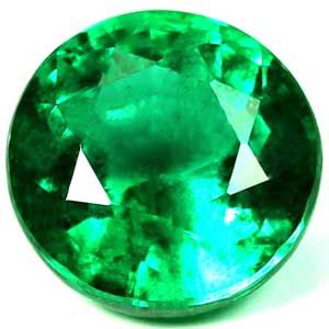 1.17 ct Round Green Natural Emerald