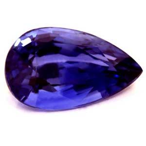 2.19 ct Pear Blue Natural Sapphire