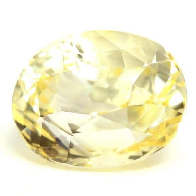 4.27 ct Oval Yellow Natural Sapphire