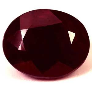 5.30 ct Oval Red Natural Ruby