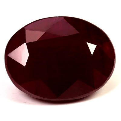 7.46 ct Oval Red Natural Ruby